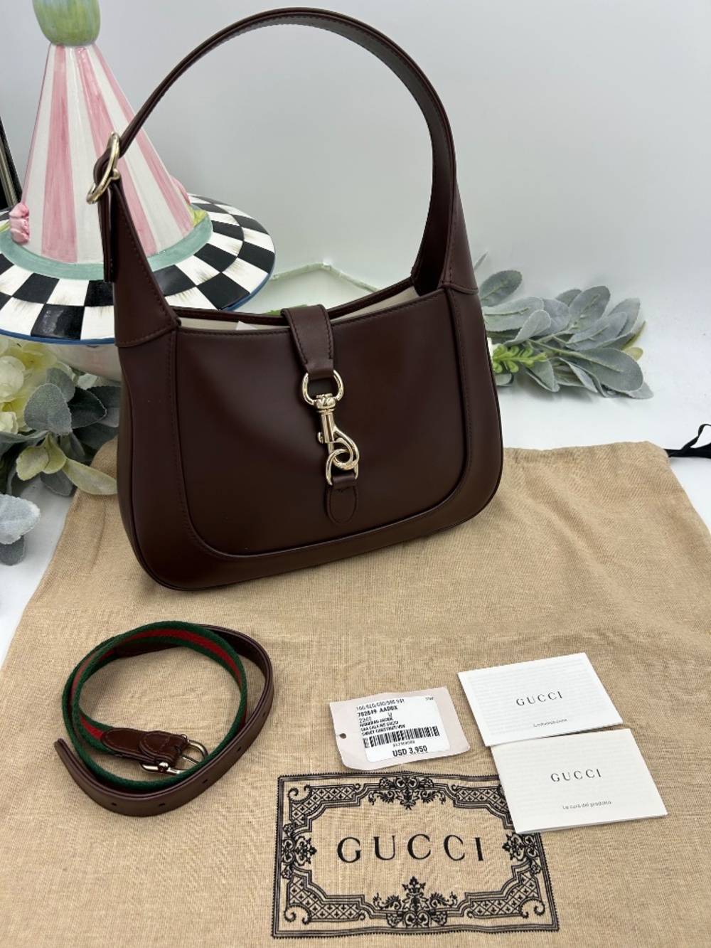 **************Women’s Gucci Jackie 1961 Shoulder Bag. Expertly crafted in Italy. - Picture 4 of 14